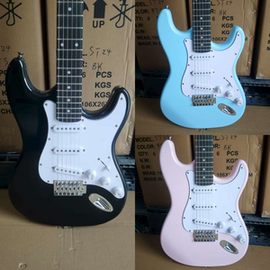 <span class=keywords><strong>Guitare</strong></span> électrique Swift Horse Classic S-S-S, 22 frettes, corps en bois <span class=keywords><strong>de</strong></span> Paulownia, finition brillante, à visser, <span class=keywords><strong>guitare</strong></span> professionnelle pour débutants - Product Image 3