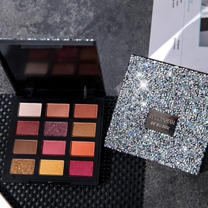 En gros Mode Diamant Haute Pigmentée Chatoyant Mat Cosmétiques Maquillage 18 16 12 Couleurs Palette de Fard À Paupières - Product Image 3