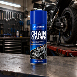 Nettoyant pour chaîne de <span class=keywords><strong>moto</strong></span> et de vélo, spray 450 ml, dégraissant et décontaminant, séchage rapide, réduit l'usure, facile à utiliser - Product Image 1
