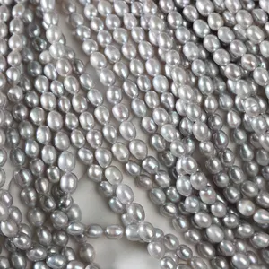 Varie perle di riso perline accessori per gioielli semifiniti perle di riso d'acqua dolce naturali perle sciolte