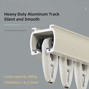 Épaisseur de paroi extra épaisse réutilisable Style américain métal hôpital rideaux pôles pistes maison romain fenêtre accessoires tiges supplémentaire - Product Image 2