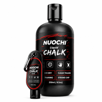 Craie Liquide 100ml 200ml en Bouteille Pompe Formule Anti-Goutte pour Salles de Sport et Studios de Fitness Usage Quotidien pour l'Agrippement des Mains Commandes en Gros