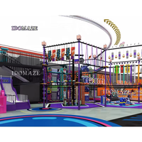 Grand labyrinthe de jeu intérieur personnalisé pour enfants, équipement de parc d'attractions pour centre commercial