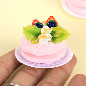 Gâteaux simulés, gaufres, macarons, modèles de desserts, décorations de table de dessert de mariage, accessoires photo - Product Image 3