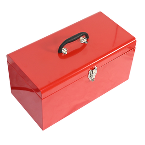 Boîte à <span class=keywords><strong>outils</strong></span> épaissie détachable rouge à double couche en <span class=keywords><strong>acier</strong></span> laminé à froid portable de taille personnalisée - Product Image 2