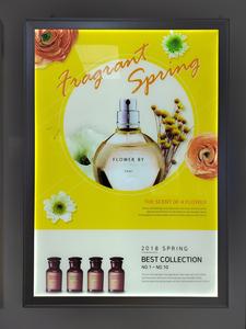 Clip sur cadre Led A0 A1 A3 A4 <span class=keywords><strong>profil</strong></span>é en aluminium A2 panneau LED bord éclairé ultra mince boîte à lumière Snap cadre Led Lightbox - Product Image 3