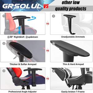 Bleu haute qualité hommes ergonomique PC <span class=keywords><strong>Gamer</strong></span> ascenseur chaises hauteur réglable <span class=keywords><strong>pas</strong></span> <span class=keywords><strong>cher</strong></span> Tech ordinateur sièges inclinables pour <span class=keywords><strong>bureau</strong></span> à domicile - Product Image 5