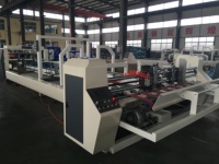Machine à plier et à coller entièrement automatique et efficace pour carton ondulé