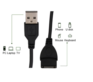 Cabo extensor de dados usb2.0, de cobre de alta qualidade, 1.5m, macho para fêmea, cabo de extensão de dados usb2.0 - Product Image 5