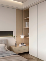 Armoire de chambre et de salon moderne, modulaire, de luxe, durable, écologique, grande capacité, avec éclairage LED, meubles pour la maison