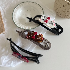 Dễ Thương Con Chó Thiết Kế Phẳng Xoắn Tóc Clip Thanh Lịch Trở Lại Đầu Phụ Kiện Tóc Cho Phụ Nữ Cô Gái Barrettes - Product Image 1