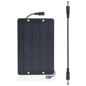 Bảng điều khiển năng lượng mặt trời mini 5V 6W cho máy ảnh Vòng-với hiệu suất cao đơn tinh thể