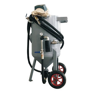 Denim Jeans Texturing Limpiador de alta presión Multi-Abrasivo Sandblasting Pot Baja Tasa de fallas con componentes centrales Motor de bomba - Product Image 2