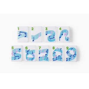 Hot Selling Custom Made Modern Style White 4 layer Acrylic Luxury Eco-Friendly Durable Indoor American <b>Mahjong</b> Tiles Layered - Product Image 2