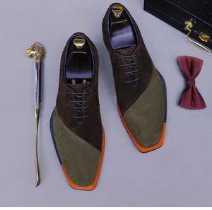 Chaussures décontractées pour hommes en cuir véritable respirant, à bout fermé, imperméables, antidérapantes et confortables, idéales pour le bureau et la carrière - Product Image 2