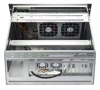 Casing Server Rak 6U Layar Sentuh 19-Inci, Casing Komputer PC Industrial, Keyboard Display, Faktor Bentuk ATX, Plastik, Stok Tersedia