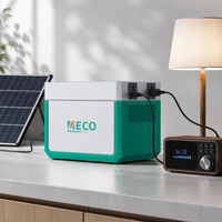 Générateur solaire portable Meco 1000 1000Wh, station d'alimentation compatible avec les panneaux solaires, pour la préparation aux pannes de courant à domicile et aux situations d'urgence