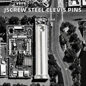 JSCREW Goupilles à fourche en acier au carbone DIN1444 M3-M12, zinguées, à dégagement rapide, à trou cylindrique, à tête plate - Product Image 2