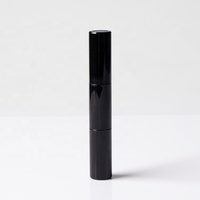 Envase de Doble Cabeza para Rímel, 4 ml, Doble Cavidad, Color Negro Brillante, Tubo Vacío para Cejas y Pestañas