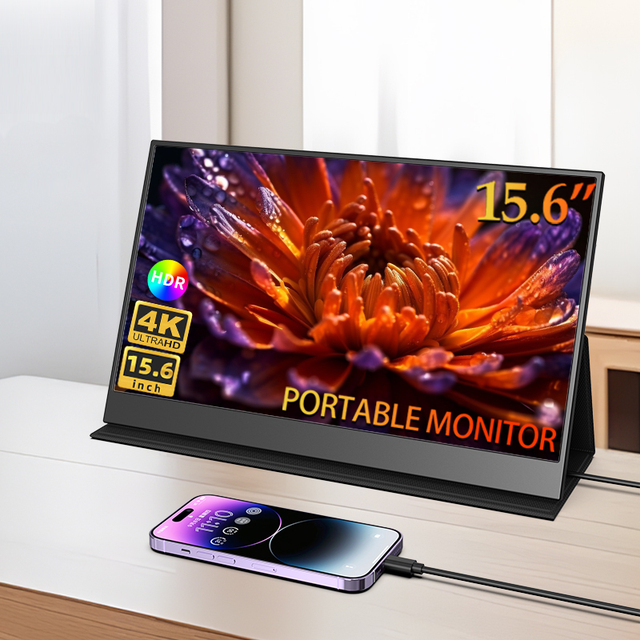 15.6 Inch IPS 1080P FHD Full HD Gaming USB-C Portable Monitor Screen Extender for Laptop Mobile Portable Monitor