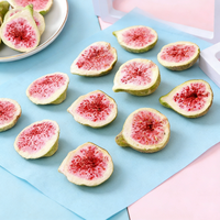 COREAL Knapperige Vijgenchips FD Snack Gefreeze-droogde Vijgensnack Met Fruit & Groentesnacks Gedroogd Fruit
