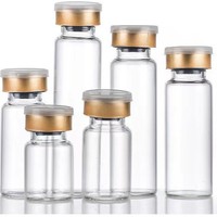 InjexMed - Vial de Vidrio de 3 ml, Borosilicato Neutro, para Fluidos, Cuidado Corporal, Belleza de la Piel, Solución de Envase Cosmético