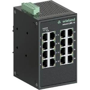 Commutateur industriel non géré Wieland Wienet Ums 16 à 16 ports 10/100 Mbps Full Duplex Half Duplex - Product Image 1