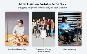 Soporte para Celular Portátil para Tiktok y Youtube, Compatible con Teléfonos de 3.5-6.1 Pulgadas, Soporte para Teléfono con Montaje Superior - Product Image 6