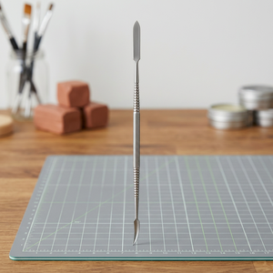 Instrument de laboratoire dentaire manuel réutilisable en porcelaine et acier inoxydable Reeves Wax avec poignée ergonomique - Product Image 3