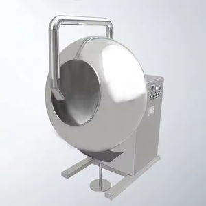 Endüstriyel satış ticari otomatik şeker kaplı sakızlı ayı şeker kaplama çikolata küçük fıstık burger kaplama makinesi - Product Image 3