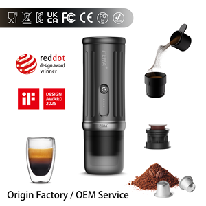 NEW Product 15-20Bar Car Capsule Espresso <b>Coffee</b> <b>Maker</b> <b>Portable</b> Cold Brew Heating Outdoor Machine - Product Image 1