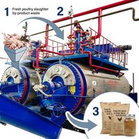 Machine de rendu SGS vérifiée CMJ-1 1.0 T/lot avec chaudière en acier Q345R pour l'alimentation animale