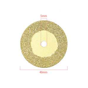 Disque de coupe diamanté 40 mm pour scie électrique, lame de meuleuse pour marbre, jade, carrelage céramique, outil pratique et esthétique pour le nettoyage des joints - Product Image 3