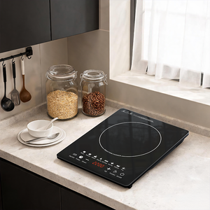 Fornello a <span class=keywords><strong>Induzione</strong></span> Portatile in Ceramica da 2200W, Bestseller di Fabbrica, per Uso in Auto, Mini Fornello Elettrico - Product Image 3