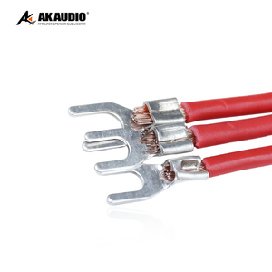 UT6 UT en forme de fourche borne nue borne de connexion borne pressée à froid fil oreille cuivre nez fin fil <span class=keywords><strong>connecteur</strong></span> - Product Image 5