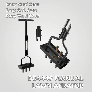 DD4449 aérateur de noyau manuel <span class=keywords><strong>outil</strong></span> de carottage de <span class=keywords><strong>pelouse</strong></span> avec plateau de rangement de noyau de sol aérateurs de compost de soins de cour de jardin pour aérateur de <span class=keywords><strong>pelouse</strong></span> - Product Image 2