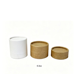 100% Biodegradable 0.3oz 0.5oz 1oz 15oz 2oz 2.5oz Lip Balm Tubes Deodorant Push up Tube Cosmetic Paper Tubes - Product Image 3
