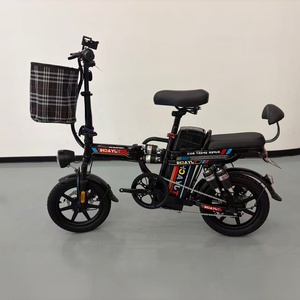 <span class=keywords><strong>Vélo</strong></span> Électrique Urbain D50 au <span class=keywords><strong>Meilleur</strong></span> Prix, Moteur 350W, Pneus Larges 48V, Double Amortisseur, Autonomie 50km avec Porte-Bagages Avant - Product Image 3