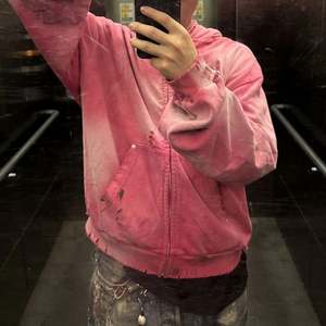 Custom <b>Vintage</b> Washed <b>Hoodie</b> Men Oversized French Terry <b>Zip</b> <b>up</b> Distressed <b>Hoodie</b> Manufacturer - Product Image 2