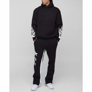 Chándal informal de invierno para hombre, nuevo diseño serigrafiado, transpirable, con logotipo personalizado, jersey de talla grande, chándales - Product Image 1