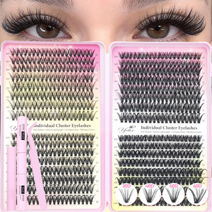 <span class=keywords><strong>Pestañas</strong></span> Postizas de Gran Capacidad, Estilo Lash Book, <span class=keywords><strong>Pestañas</strong></span> Mixtas Naturales, Densas y Segmentadas, de Larga Duración - Product Image 1