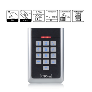 Vỏ Hợp Kim Kẽm Chống Nước EM4100 Đầu Đọc Thẻ Rfid Bàn Phím Điều Khiển Truy Cập Độc Lập - Product Image 6