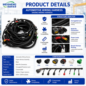 맞춤형 자동차 배선 하네스 어셈블리 차량 센서 바디 엔진 케이블 OEM ODM - Product Image 3
