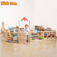 Muebles de Guardería Montessori, Armarios de Juguetes de Madera para Preescolar, Muebles de Jardín de Infancia, Centro de Aprendizaje para Niños