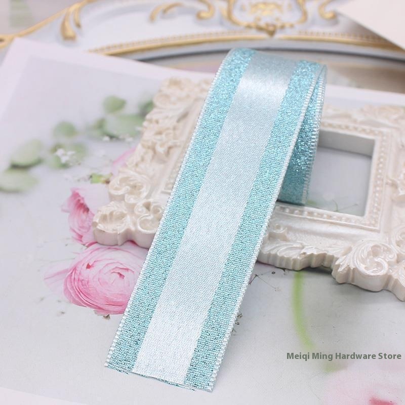 2.5cm Handmade Wide Decorative Satin Ribbon for Gift Wrapping Elegant and Durable Printed Ribbon
