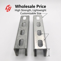 CHENGGUANG - Canal en C de Acero Galvanizado por Inmersión en Caliente 41x41/41x21 con Servicios de Corte y Soldadura