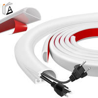 Gaine de câble en silicone autocollante, découpe pour câbles électriques - Marque yintai pour les canalisations de câblage mural de la télévision, du bureau à domicile