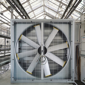 Ventilador Axial de Pared con Energía Solar, Ventilación Industrial Gigante, Aspas de Aluminio de 1100 mm, Rodamiento de Bolas, Motor de CC sin Escobillas de 36 V y 440 W - Product Image 1