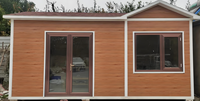 Maison de conteneur extensible de luxe de 20 pieds, maison préfabriquée modulaire portable, conception de cabine pliable, mini-maison modulaire