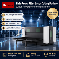 Machine de découpe laser à fibre métallique CNC de 1500W à 20000W, type porte latérale fermée, équipement de découpe laser certifié CE